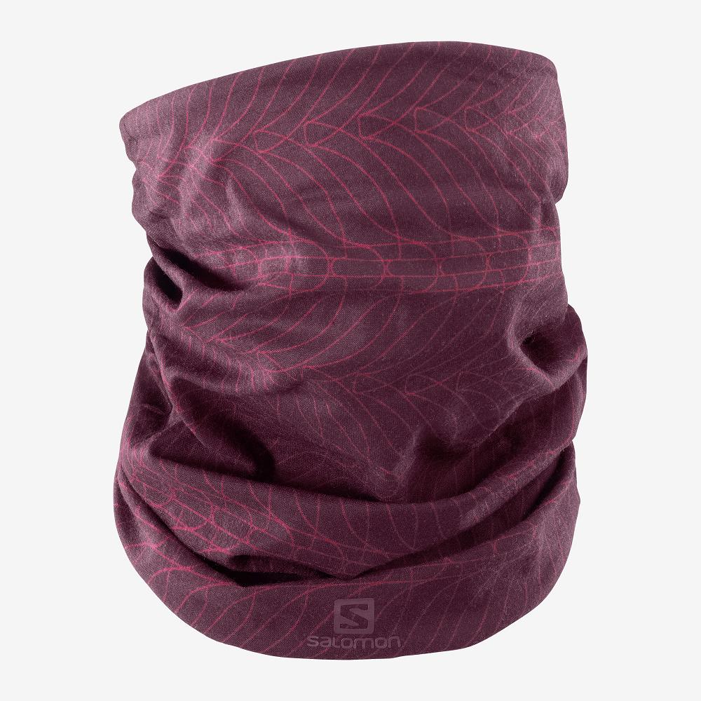 Chustki Na Głowę Męskie Salomon NECK&HEAD LIGHT GAITER - Fioletowe - Polska (430-JRCXOA)